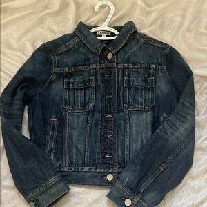 Express Women's Dark Blue Jean Jacket